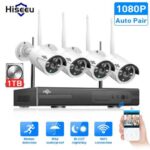 Wireless CCTV System 1080P 1TB HDD 2MP 4CH NVR IP IR-CUT outdoor CCTV Camera IP Security System vide